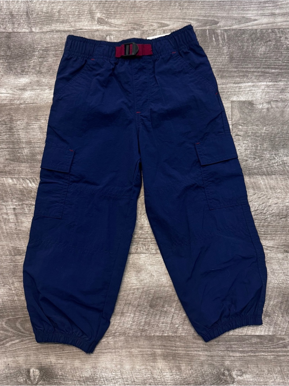 Epic Threads NWT Kids Pull On Jogger Pants Windbreaker Cargo Navy Boys Sz. 4T